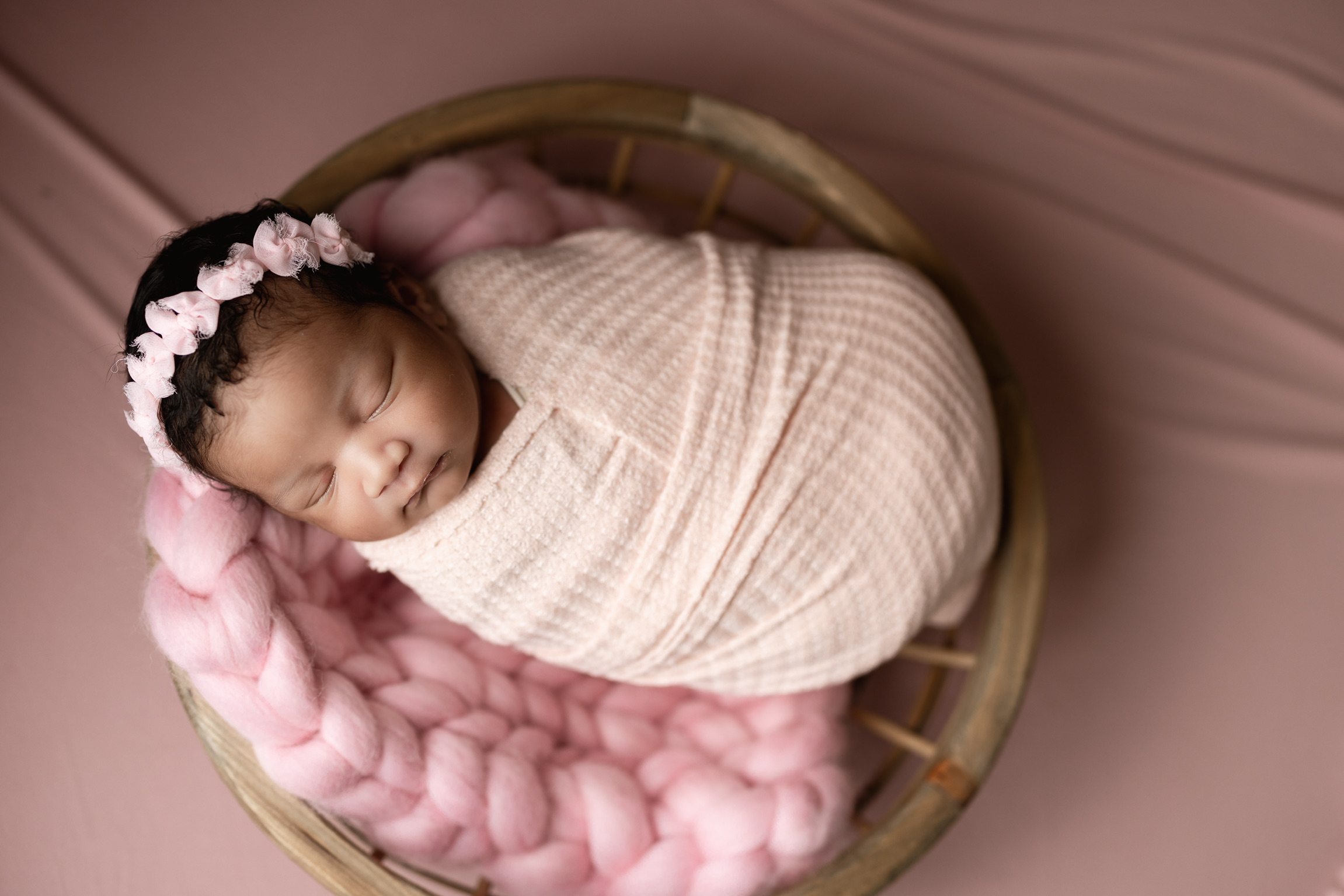 Six month sitter session Tampa FL baby portrait